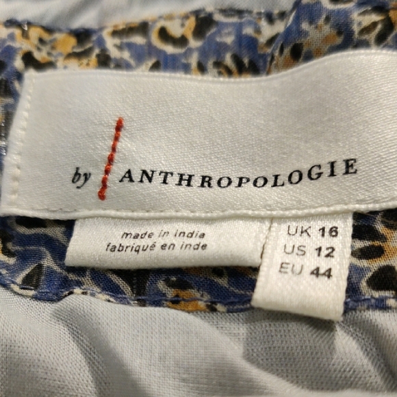 Anthropologie. Floral Off-Shoulder Dress - Picture 8 of 14